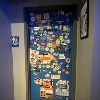 Paramount - Downtown Birmingham - Restroom door - Arcades Near Me - Birmingham, Alabama