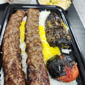 Habibi Kabob - Beef koobideh with delicious chili - Mediterranean Near Me - Rancho Cucamonga, California Habibi Kabob - Beef koobideh with delicious chili - Mediterranean Near Me - Rancho Cucamonga, California