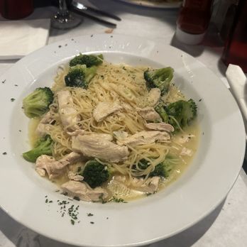 MJ's Restaurant Bar & Grill - Chicken And Broccoli On Angel Hair - American Near Me - Bayville, New Jersey MJ's Restaurant Bar & Grill - Chicken And Broccoli On Angel Hair - American Near Me - Bayville, New Jersey