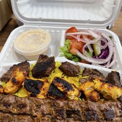 Golden Chicken - Mix Kebab Plate