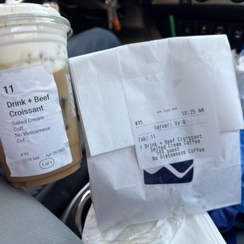Viland Coffee - Combo beef croissant & coffee - Coffee & Tea Near Me - Westminster, California