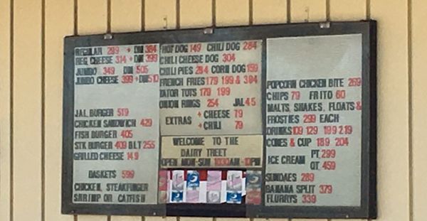Menu photo 2 Tolbert's Dairy Treet Victoria, TX