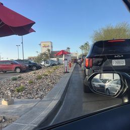 Drive thru outside