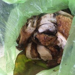 Edwin's Lechon Manok - Chicken was good - shredded them and served with grilled bell peppers, onions and tortillas.