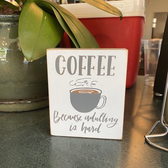 Coffee's On - a cup of coffee on a counter - Coffee & Tea Near Me - Portland, Oregon