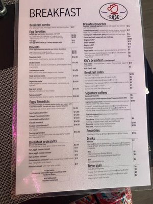 Menu photo 5 240 Rose Cafe Winter Park, FL