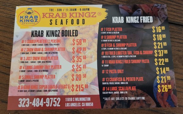 Menu photo 8 Krab Kingz Los Angeles, CA Menu photo 8 Krab Kingz Los Angeles, CA