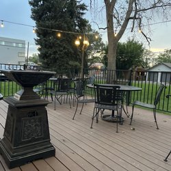 View looking out on patio