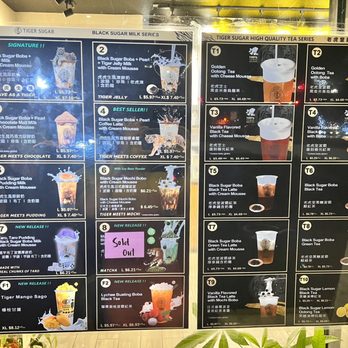 Tiger Sugar - Menu - Bubble Tea Near Me - Honolulu, Hawaii