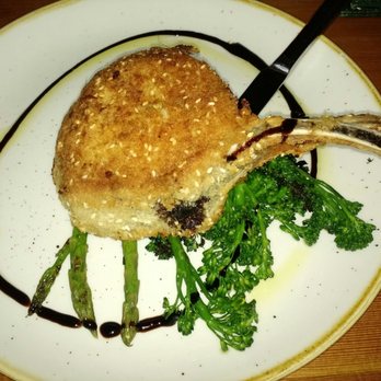 Madison - Troy Johnsons top pick for entree at Madison. Double pork chop. Sesame crusted. I see why! - Italian Near Me - San Diego, California