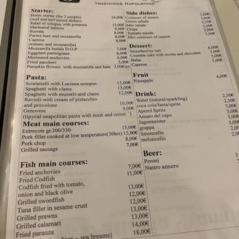 Trattoria Nanni - Menu - Italian Near Me - Naples, NA