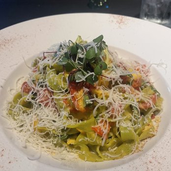 Calabrese - FETTUCCINE VERDI AL GRANCHIO - Italian Near Me - Southlake, Texas
