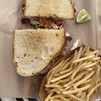 Ka'ala Kitchen - Haleiwa sandwich and French fries - Food Trucks Near Me - Waialua, Hawaii