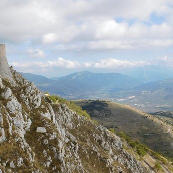Rifugio della Rocca - views of the tower and surrounding area - Hotels & Travel Near Me - Calascio, AQ