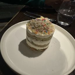 Birthday cake dessert