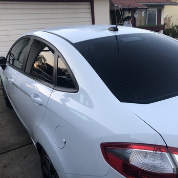 Trimco Select Films - FormulaOne Stratos: on a Ford Fiesta 15% tint rear - Car Window Tinting Near Me