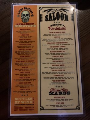Menu photo 7 Lucky Bastard Saloon Nashville, TN