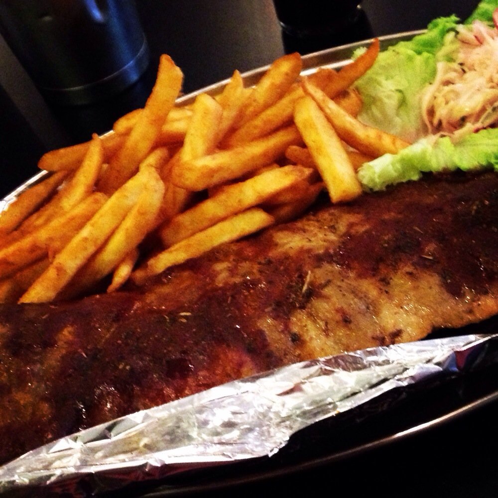 BBQ Ribs and fries