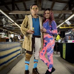 Howard's Flea Market - guy and girl