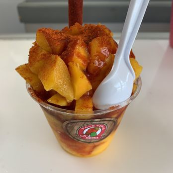 Paleteria La Reina - Mangonada especial- Small - Ice Cream & Frozen Yogurt Near Me - New Braunfels, Texas
