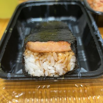 Aloha Poke & Boba - Spam musubi $5.50. Rice was drenched in sauce. Very salty. - Poke Near Me - Brooklyn, New York
