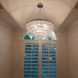 BP Reese Electrical Services - Chandelier with crystals