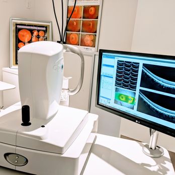 Iris Bright Optometry - The doctor will review the OCT 3D scan with you to make sure you aren't at risk of more advanced eye diseases that may cause blindness - Optometrists Near Me - Irvine, California Iris Bright Optometry - The doctor will review the OCT 3D scan with you to make sure you aren't at risk of more advanced eye diseases that may cause blindness - Optometrists Near Me - Irvine, California