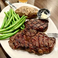 Duffy's Sports Grill - Ribeye and sirloin
