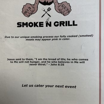 This Guys Smoke N Grill - Front of menu - Barbeque Near Me - Searcy, Arkansas This Guys Smoke N Grill - Front of menu - Barbeque Near Me - Searcy, Arkansas