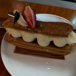 Strawberry balsamic eclair