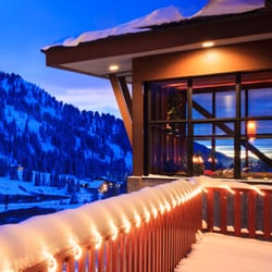 Alta's Rustler Lodge - Dining Room Balcony View