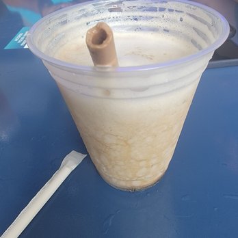 Glacier Bar - This is the Fire & Ice drink at the Arctic Bar. It has Jack Daniels Tennessee Fire & Frozen Vanilla Coke! - Bars Near Me - Orlando, Florida
