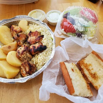 Main St Greek - Chicken souvlaki dinner - Greek Near Me - Markham, Ontario