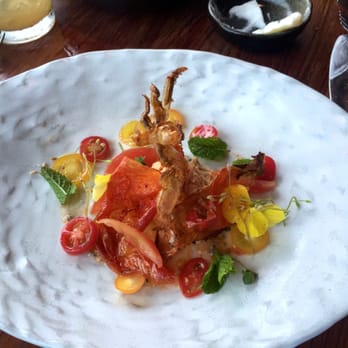 Sierra Mar - Soft Shell Crab - New American Near Me - Big Sur, California Sierra Mar - Soft Shell Crab - New American Near Me - Big Sur, California