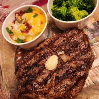 Chili's - Ribeye meal with loaded mashed potatoes and steamed broccoli. - Bars Near Me - Summerville, South Carolina Chili's - Ribeye meal with loaded mashed potatoes and steamed broccoli. - Bars Near Me - Summerville, South Carolina