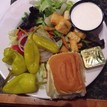 The Tavern On Main - Side salad, super fresh. Some of those peppers came from another salad. - Sandwiches Near Me - Lino Lakes, Minnesota The Tavern On Main - Side salad, super fresh. Some of those peppers came from another salad. - Sandwiches Near Me - Lino Lakes, Minnesota
