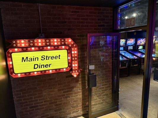 Kickback Pinball At The Main Street Diner by null