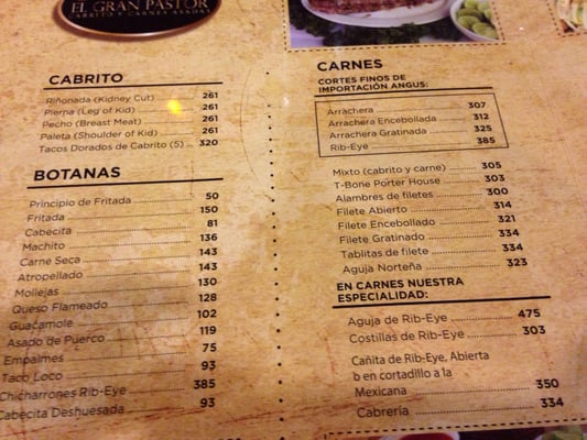 Menu photo 6 El Gran Pastor Monterrey, NLE