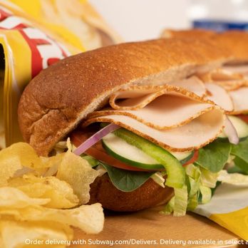 Subway - a sandwich and chips on a table - Fast Food Near Me - Orange, California Subway - a sandwich and chips on a table - Fast Food Near Me - Orange, California