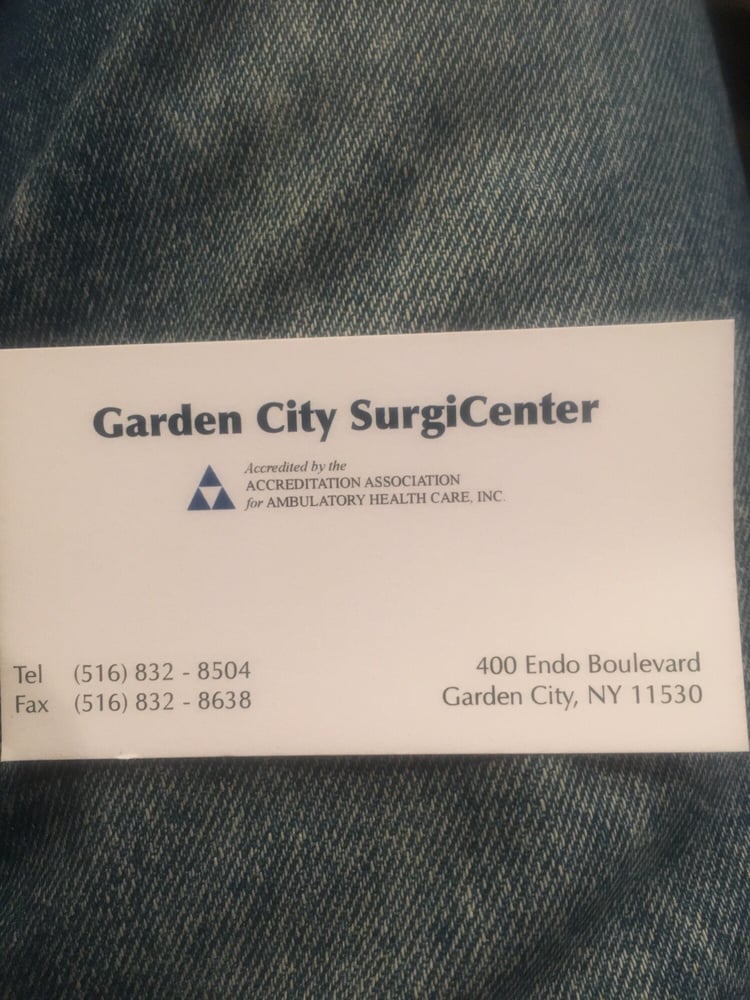 GARDEN CITY SURGERY CENTER Updated August 2024 400 Endo Blvd
