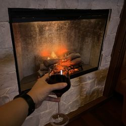 Monarch & Lion - Red wine by the fire