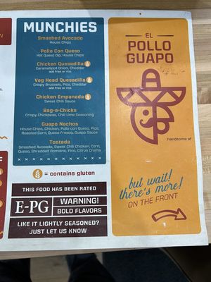 Menu photo 2 El Pollo Guapo James Island, SC Menu photo 2 El Pollo Guapo James Island, SC