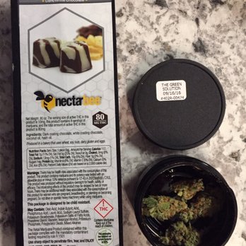 The Green Solution - The house made marble chocolate and a gram of Shipwrecked - Cannabis Dispensaries Near Me - Denver, Colorado