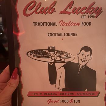 Club Lucky - Menu - Italian Near Me - Chicago, Illinois Club Lucky - Menu - Italian Near Me - Chicago, Illinois