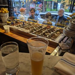 Best restaurant in Boston hands down.  Oyster on Piggybacks and their clam chowder rocks!