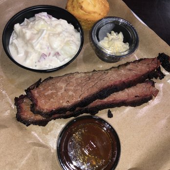 Scoot's BBQ - Brisket with potato salad - Barbeque Near Me - Gloucester Point, Virginia