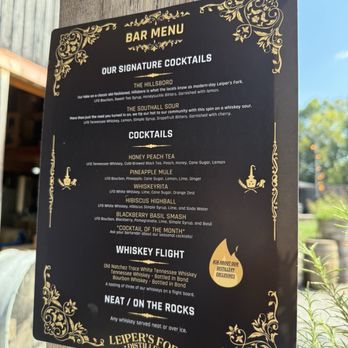 Leiper's Fork Distillery - Drink menu - Distilleries Near Me - Franklin, Tennessee Leiper's Fork Distillery - Drink menu - Distilleries Near Me - Franklin, Tennessee