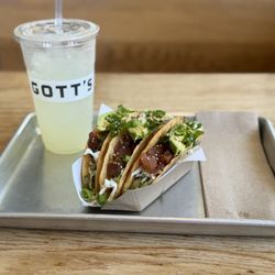 Gotts Roadside - Ahi Poke Crispy Tacos
