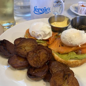 Fergie's Cafe - Smoked trout Benedict - Cafes Near Me - Squamish, British Columbia Fergie's Cafe - Smoked trout Benedict - Cafes Near Me - Squamish, British Columbia