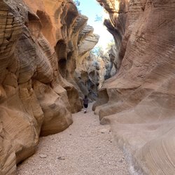 Willis Creek - The slot canyon in its vastness.